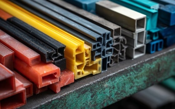Assorted Plastic Extruded Parts